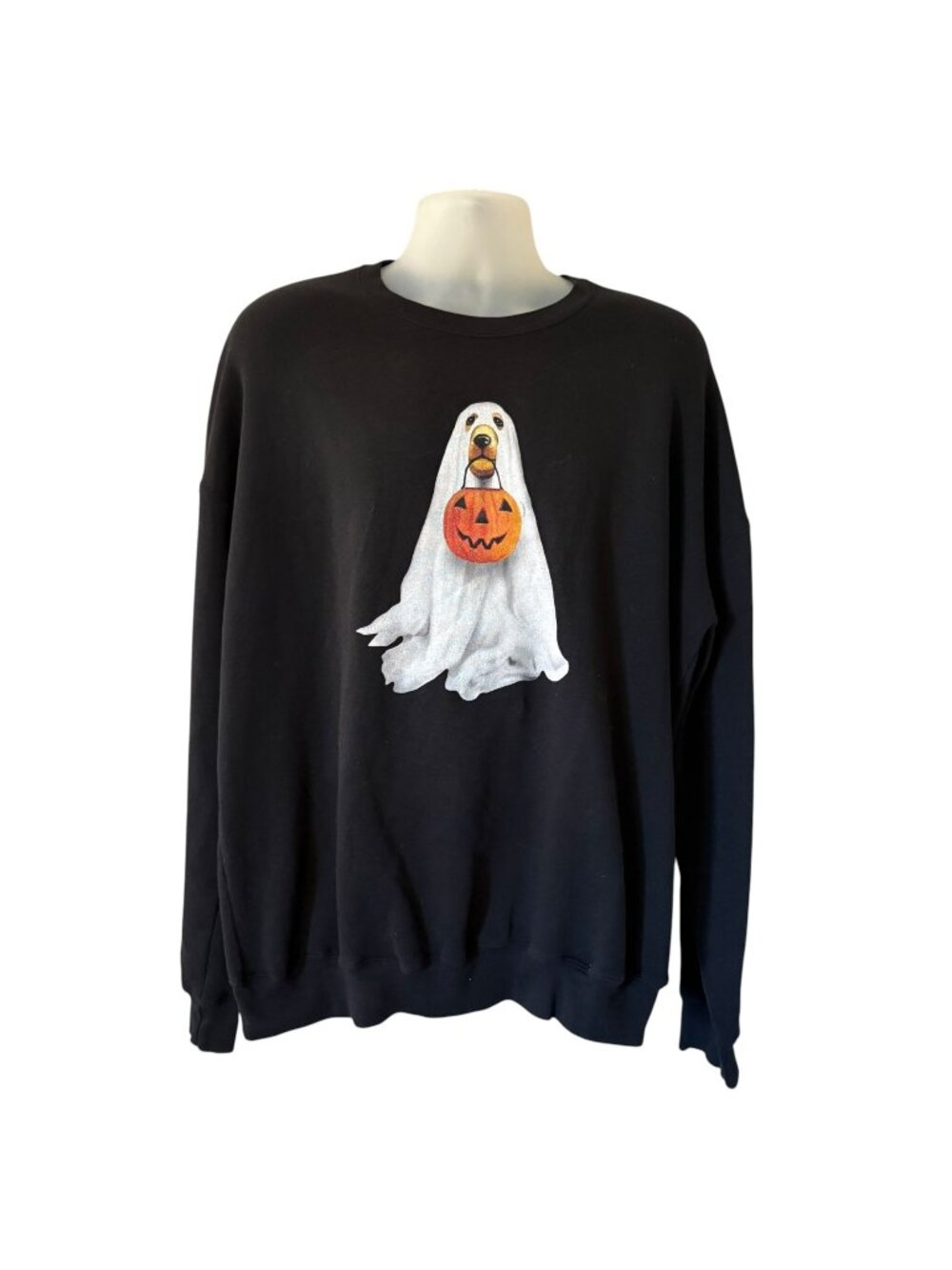 Kiel James Patrick Trick or Treat Crewneck Sweatshirt Black Xlarge